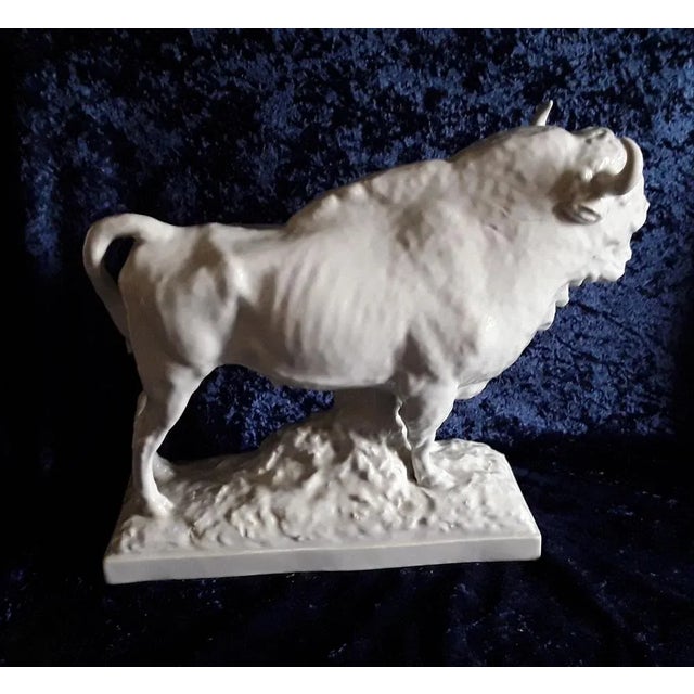 1950s Mid-Century Sculpture in White Porcelain from Lichten, 1950s For Sale - Image 5 of 10