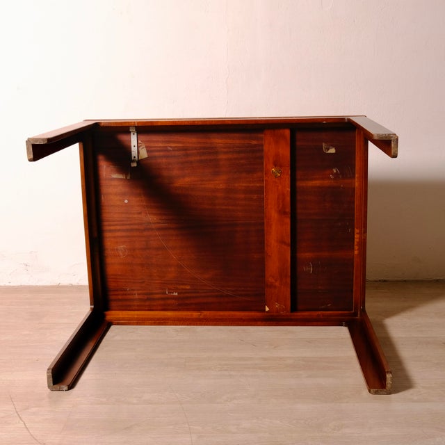 Italian Wooden Dining Table with Book-Shaped Opening, 1950s-1960s For Sale - Image 17 of 18