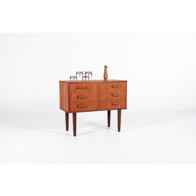 Wood Mid-Century Modern Danish Teak Chest of Drawers, 1960s For Sale - Image 7 of 11