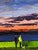 2020s Oil Painting Wide River at Sunset Boris Serdyuk For Sale - Image 5 of 11