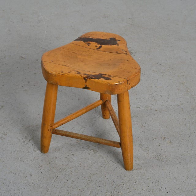 Wood Set of Stools by Christian Durupt, 1960s For Sale - Image 7 of 13
