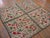 1920s Ivory Floral Folk Art Antique American Hooked Rug 6'3" X 6'4" Handknotted Wool Carpet For Sale - Image 10 of 10