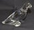1990s Vintage Baccarat France Clear Crystal Parrot Figurine Signed Art Glass Bird 4" For Sale - Image 5 of 15