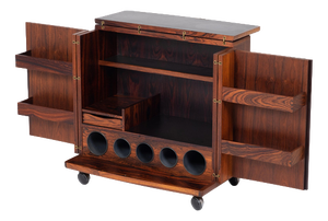 Danish Rosewood Bar Cabinet by Illum Wikkelsø, 1960s