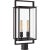 Modern Ian K. Fowler for Visual Comfort Signature Halle Medium Post Lantern in Aged Iron with Clear Glass For Sale - Image 3 of 4