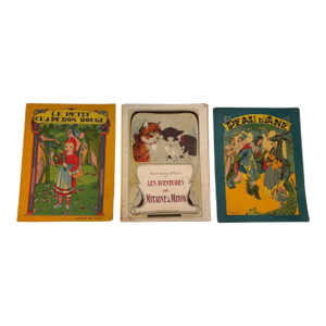 Antique French Children Books 1936 Set of 3