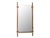 Italian Teakwood and Mirrored Glass Wall Mirror, 1960s For Sale - Image 9 of 9