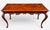 19th Century French Louis XV Carved Solid Oak Parquetry Bureau Plat Writing Desk For Sale In Los Angeles - Image 6 of 8