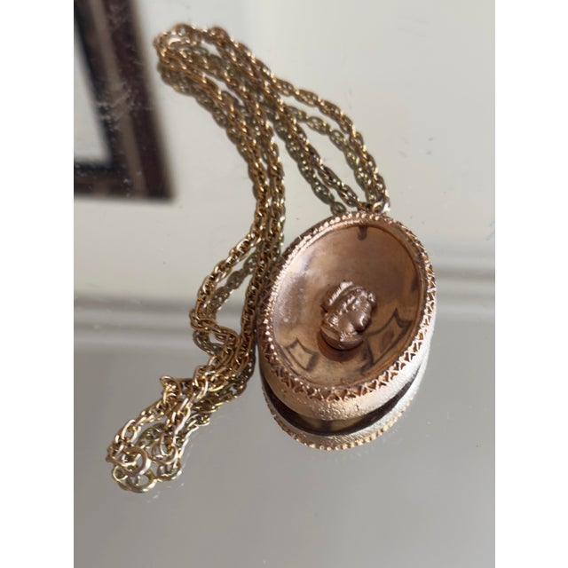1970s 1970s Victoiran/Edwardian Oval Raised Cameo Necklace For Sale - Image 5 of 10