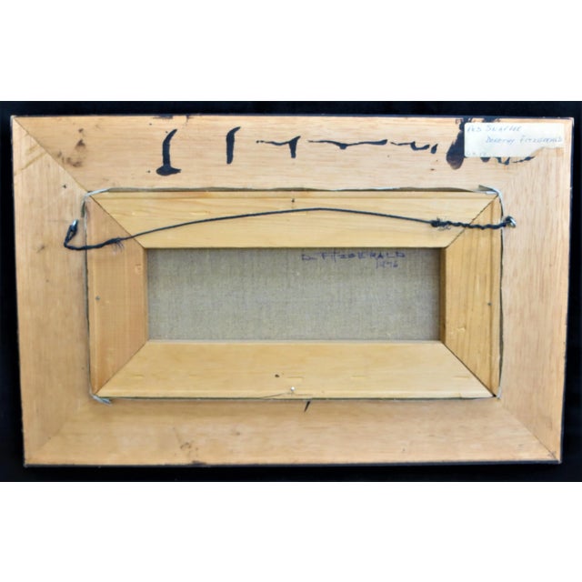 1970s "Red Snapper" Baroque Style Still Life Oil Painting by Dorothy Fitzgerald, Framed For Sale - Image 4 of 5