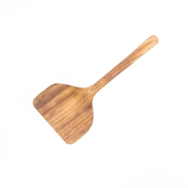Contemporary Hand Carved Indonesian Salad Servers. Hand made in Indonesia using locally sourced FSC certified teak, the...