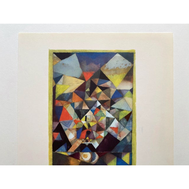 Paul Klee Vintage 1969 Abstract Modernist Lithograph Print