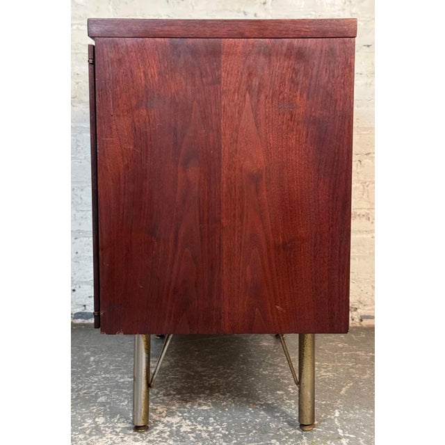 Mid 20th Century Mid-Century Modern Rosewood Two-Door Cabinet For Sale - Image 5 of 12
