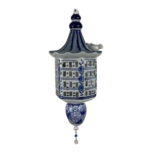 Charming Blue and White Porcelain Pendant Light