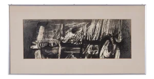 “Nightwind” Abstract Ink Drawing by Syd Solomon