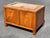 Mid 20th Century Vintage Beechwood Chinese Lidded Storage Chest For Sale In New York - Image 6 of 9