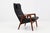Ruster Lounge Chair by Yngve Ekström in Black Leather, Sweden, 1956 For Sale - Image 13 of 13