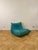 Turquoise Togo Armchair by Michel Ducaroy for Ligne Roset, 1970s For Sale - Image 11 of 11