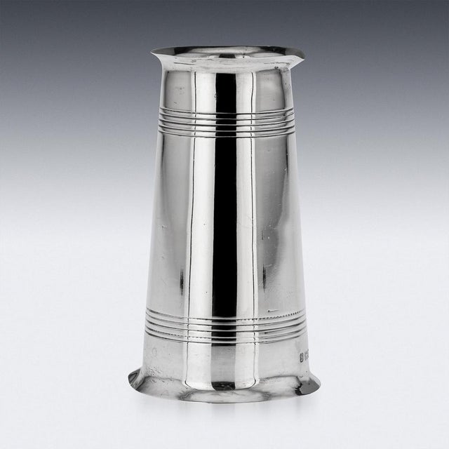 20th Century Edwardian Silver Drinks Measure, Birmingham, 1906 For Sale - Image 6 of 16