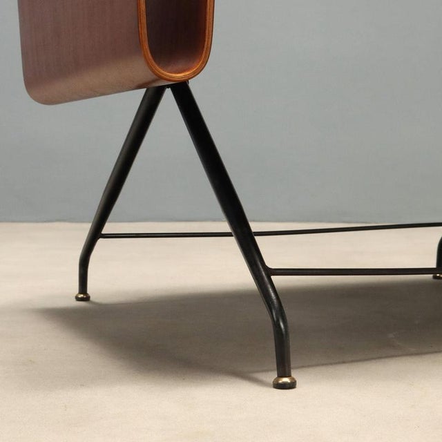 Coffee Table attributed to Industria Legni Curvati, 1950s For Sale - Image 5 of 9