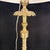 Metal Antique French Gilt Metal Church Altar Candlestick Table Lamps - Pair For Sale - Image 7 of 8