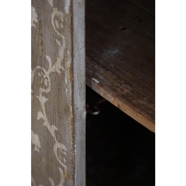19th Century Italian Painted Pine Cabinet, Tuscany For Sale - Image 10 of 18
