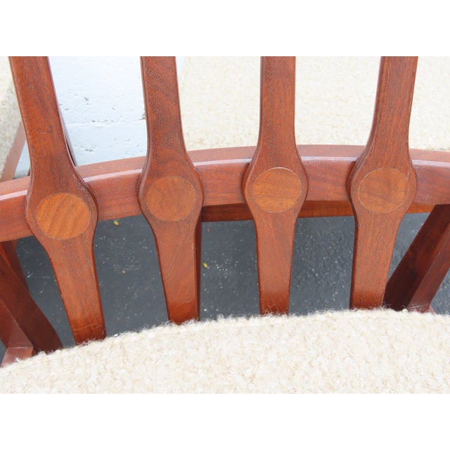 Wood Foster McDavid Mid Century Modern Dining Chairs Set of Four 6642 For Sale - Image 7 of 17