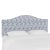 Not Yet Made - Made To Order Kenmore Headboard in Blue Snake Skin, King For Sale - Image 5 of 5