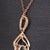 Metal Afghan Tourmaline Pendant W Earth Mined Diamond Accents in 14k Solid Rose Gold For Sale - Image 7 of 7