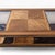 Mid 20th Century Smoked Glass and Oak Parquetry Coffee Table With Lower Shelf For Sale - Image 9 of 18