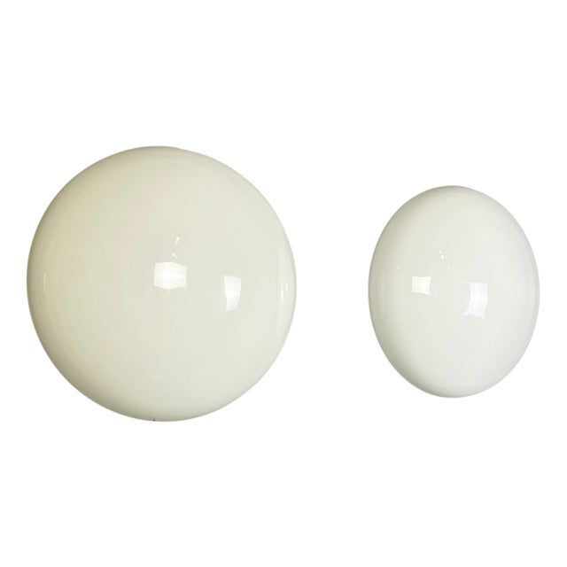 Italian Modern Magnolia Wall Lamps by Sergio Mazza for Quattifolio, 1970s, Set of 2 For Sale