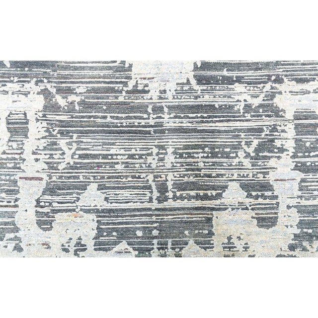 Gray Modern Traditional Inspired Rug by Doris Leslie Blau For Sale - Image 8 of 9