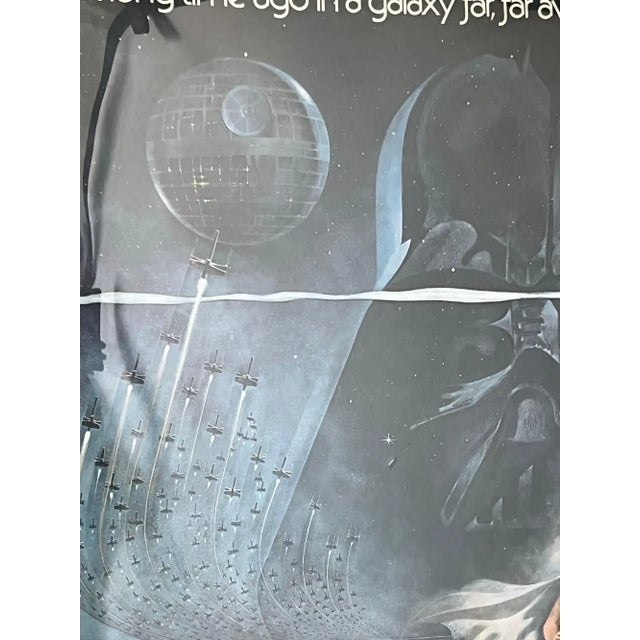 American Star Wars "A New Hope" 1977 Original Poster by Tom Jung, 20th Century Fox 1977 For Sale - Image 3 of 14