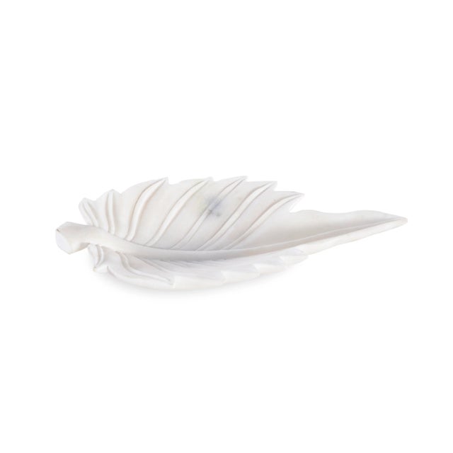 Maitland-Smith White Palm Dish