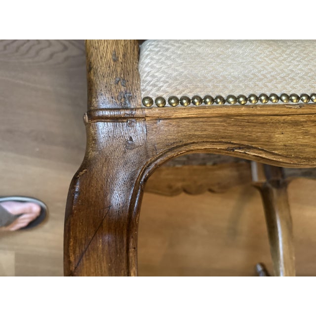 Antique Original Baroque Chairs, Walnut, Circa 1760, Set of 4 For Sale - Image 10 of 18