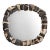 Petrified Wood Pebble Wall Mirror For Sale