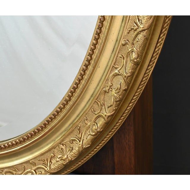 Large Louis XV Gilded Wood Mirror For Sale - Image 10 of 14