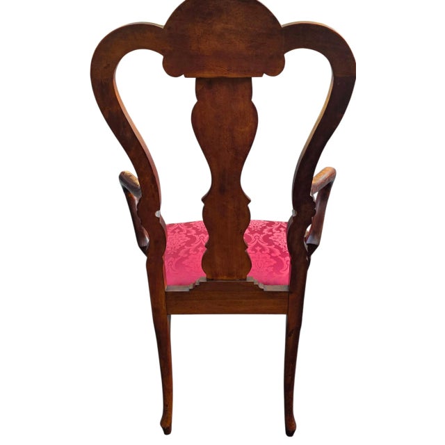 Traditional Antique Early 19th-Century Dutch Marquetry Armchair For Sale - Image 3 of 10