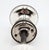 Metal Antique White Ceramic & Mercury Glass Passage Door Knob Set For Sale - Image 7 of 7