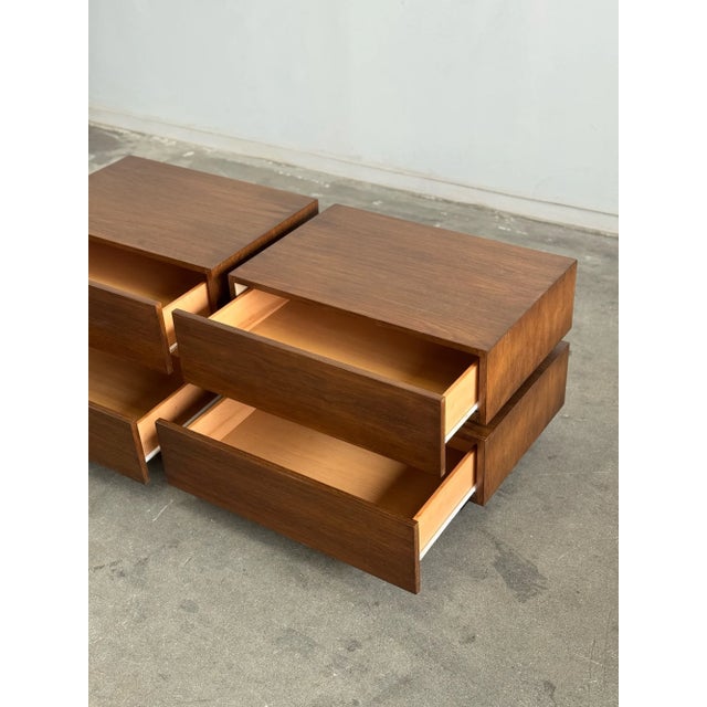 1990s Post Modern Stacked Nightstands - Pair For Sale - Image 11 of 12