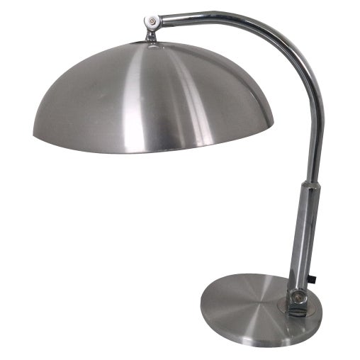 Model 144 Desk Lamp by H. Busquet for Hala Zeist, 1950s For Sale