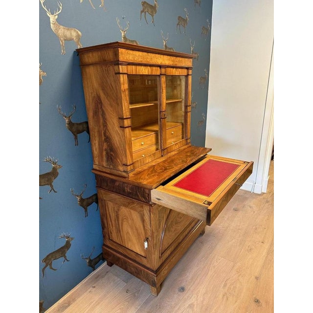 Tan Vintage Cabinet in Mahogany For Sale - Image 8 of 13