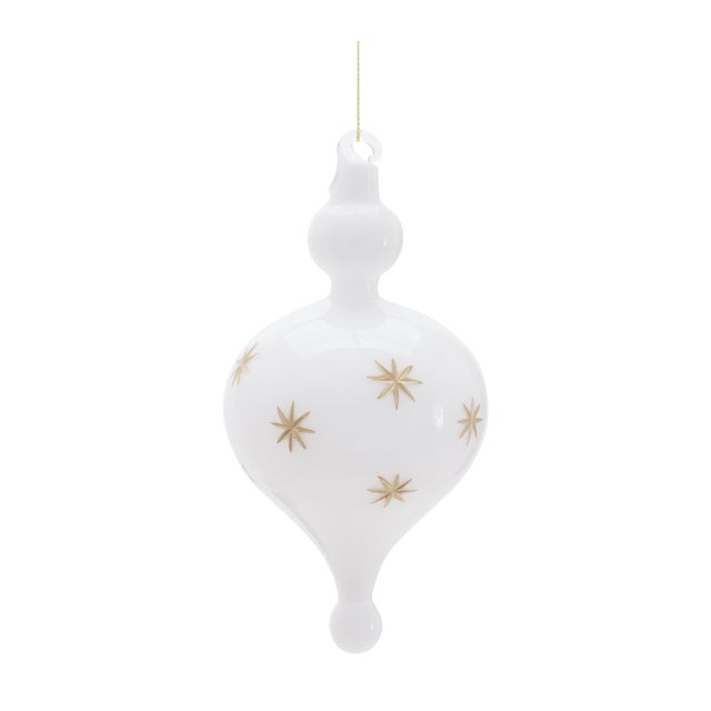 Kenneth Ludwig Chicago Glass Ornament Set of 6 For Sale - Image 4 of 5