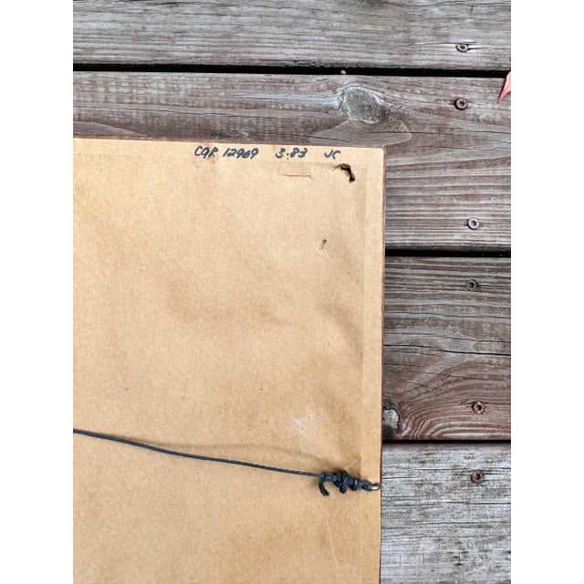 Arizona artist Louis de Mayo (1926-2016) is a contemporary painter of the American Indian. Custom Wood Framing under glass...