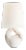 AERIN by Visual Comfort Signature Adria 16" Cordless Table Lamp in Alabaster with Linen Shade For Sale