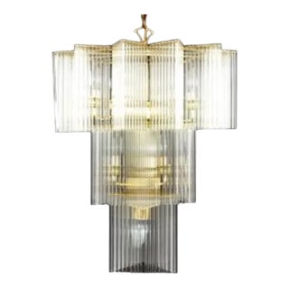 1970s Tiered Sciolari Chandelier For Sale