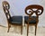 Black Walnut Mid-Century Modern Chairs Made in Italy - A Pair