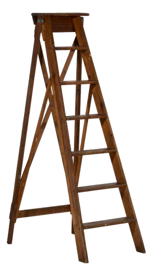 Swedish Library Ladder, 19th Century