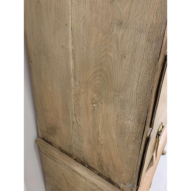 Brown 18th Century English Oak Chest on Stand For Sale - Image 8 of 18