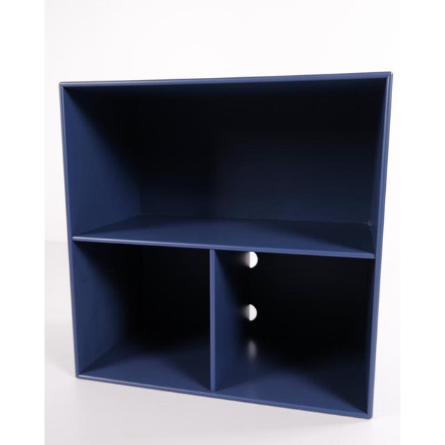 Blue Bookcase with 3 Shelves from Montana, 2010 For Sale - Image 13 of 14